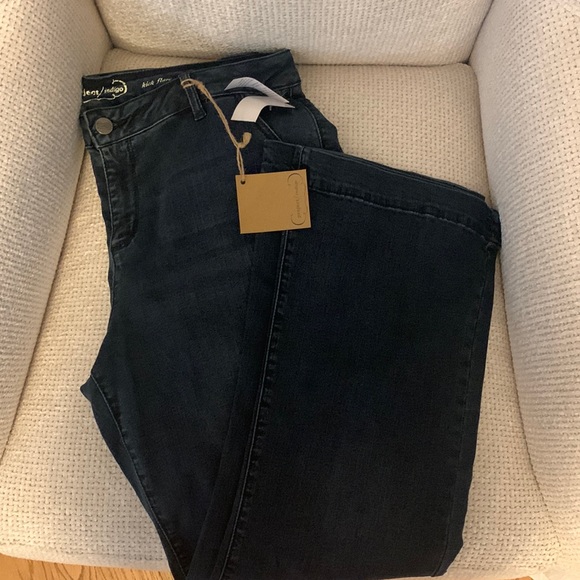 BNWT Project Indigo Kick Flare Jeans - Picture 1 of 1